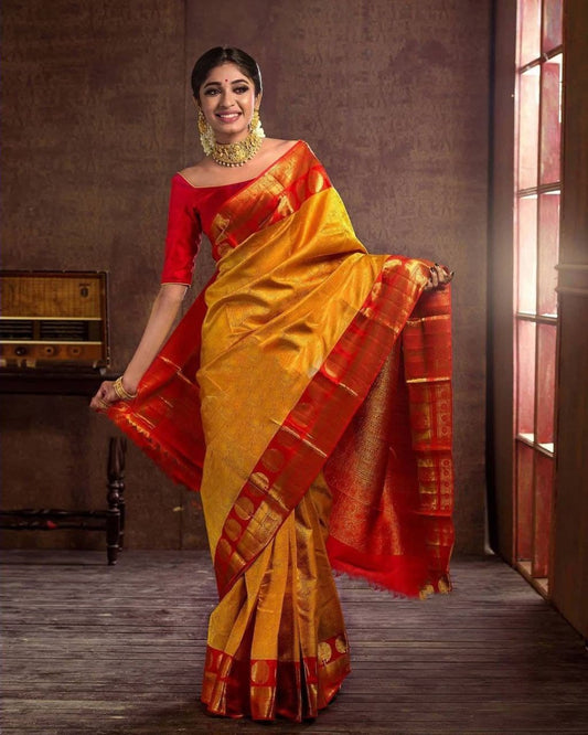 "Elegance in Every Weave: Embrace the Grace of Soft Lichi Silk Sarees."