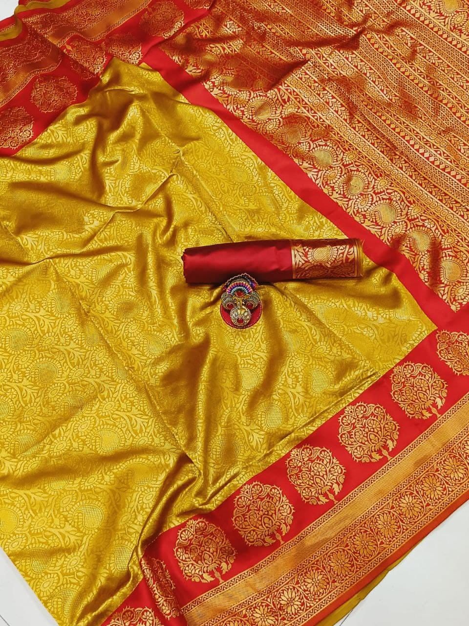 "Elegance in Every Weave: Embrace the Grace of Soft Lichi Silk Sarees."