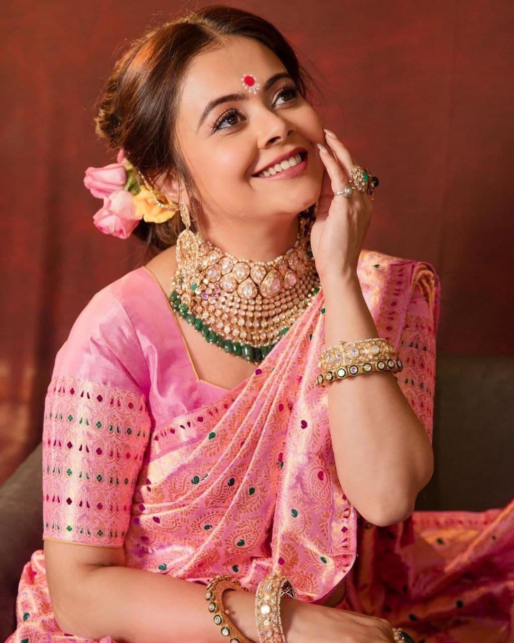 "Elegance personified, grace redefined - Soft Lichi Silk Sarees, for the discerning customer."