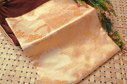 "Elegance in Every Drapery: Embrace the Luxurious Softness of Lichi Silk Sarees!"