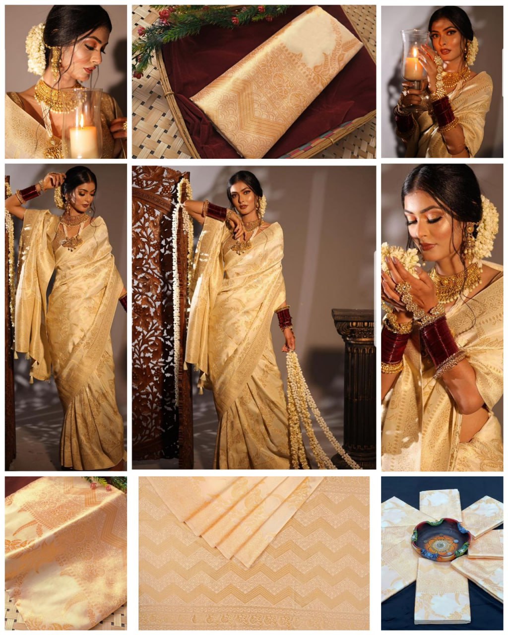 "Elegance in Every Drapery: Embrace the Luxurious Softness of Lichi Silk Sarees!"