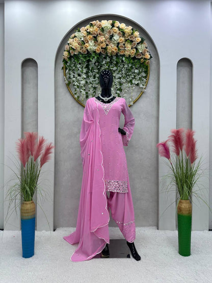 "Embrace Tradition with a Modern Twist: Afghan Dhoti Style Suit Sets for Women."