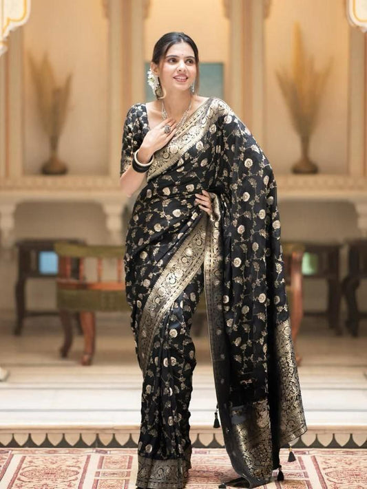 "Elegance Woven in Every Thread: Embrace the Beauty of Silk Sarees!"