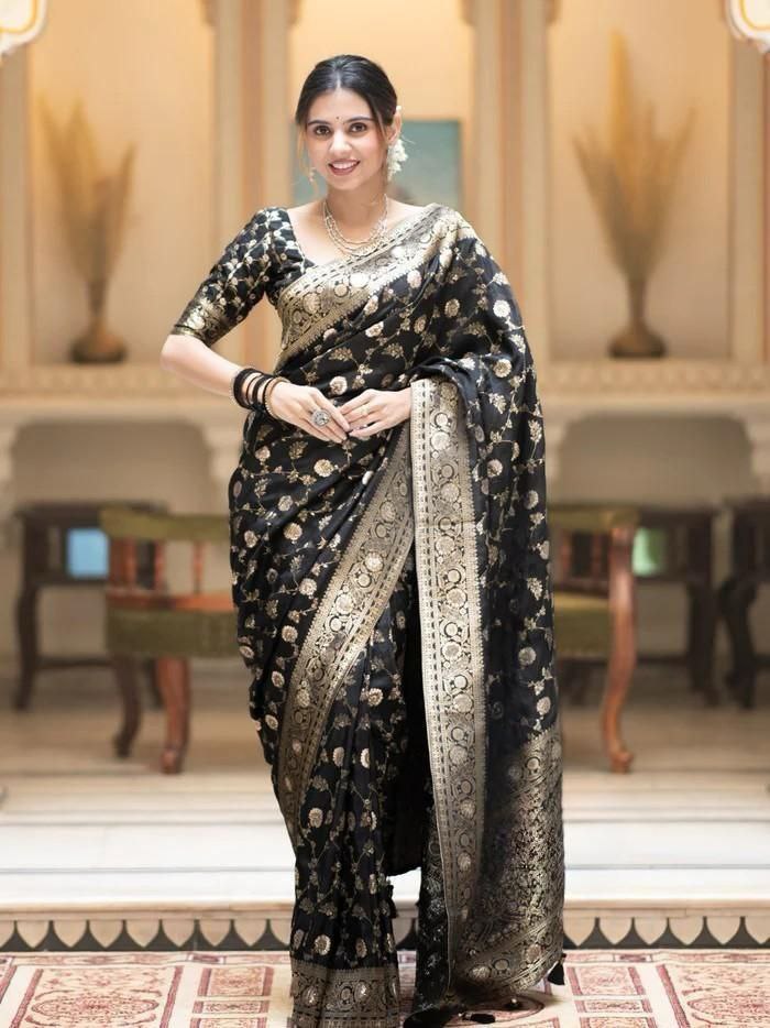 "Elegance Woven in Every Thread: Embrace the Beauty of Silk Sarees!"