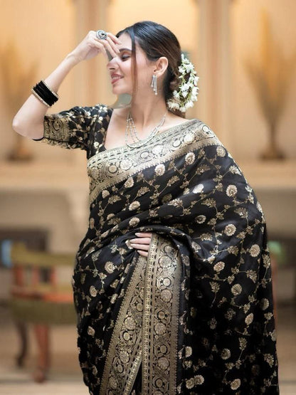 "Elegance Woven in Every Thread: Embrace the Beauty of Silk Sarees!"