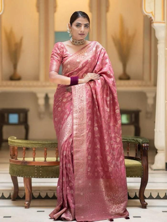 "Elegance woven in every thread, embrace the beauty of a silk saree."