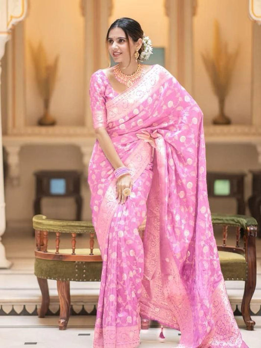 "Elegance in Every Thread: Embrace the Timeless Beauty of Silk Sarees."