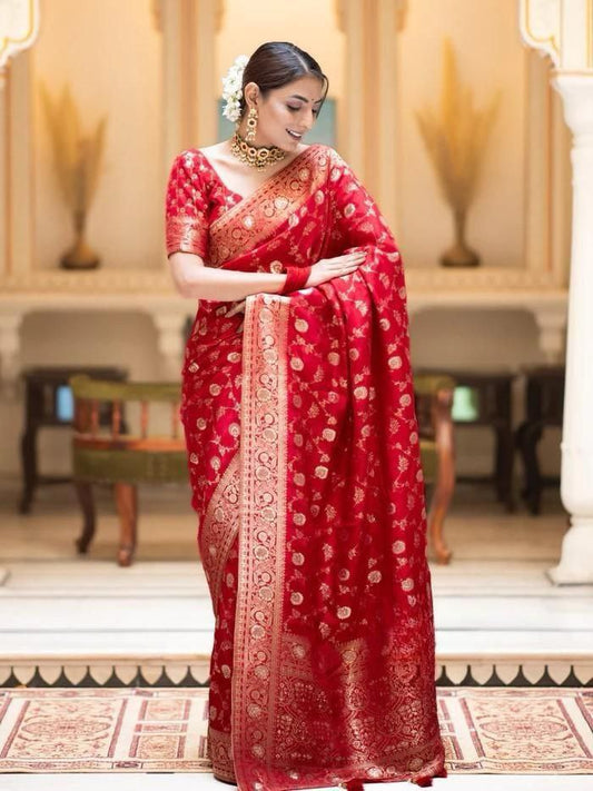 "Elegance Woven in Every Thread: Banarasi Silk Sarees - Embrace Tradition, Elevate Style!"