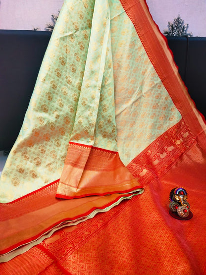 "Elegance Woven in Every Thread: Soft Lichi Silk Sarees - Your Signature of Style!"