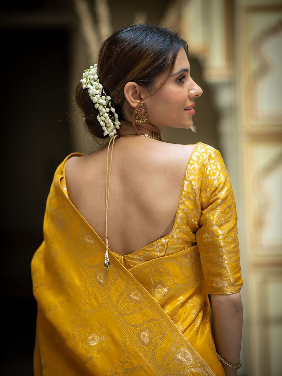 "Elegance woven in every thread, embrace the allure of New Silk sarees."