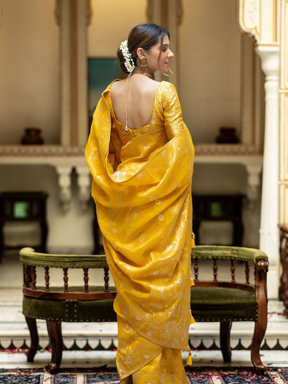 "Elegance woven in every thread, embrace the allure of New Silk sarees."