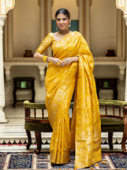 "Elegance woven in every thread, embrace the allure of New Silk sarees."