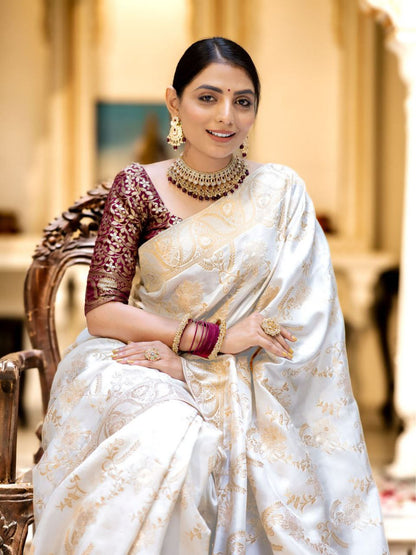 "Elegance in Every Weave: Embrace Timeless Beauty with Our New Silk Sarees!"