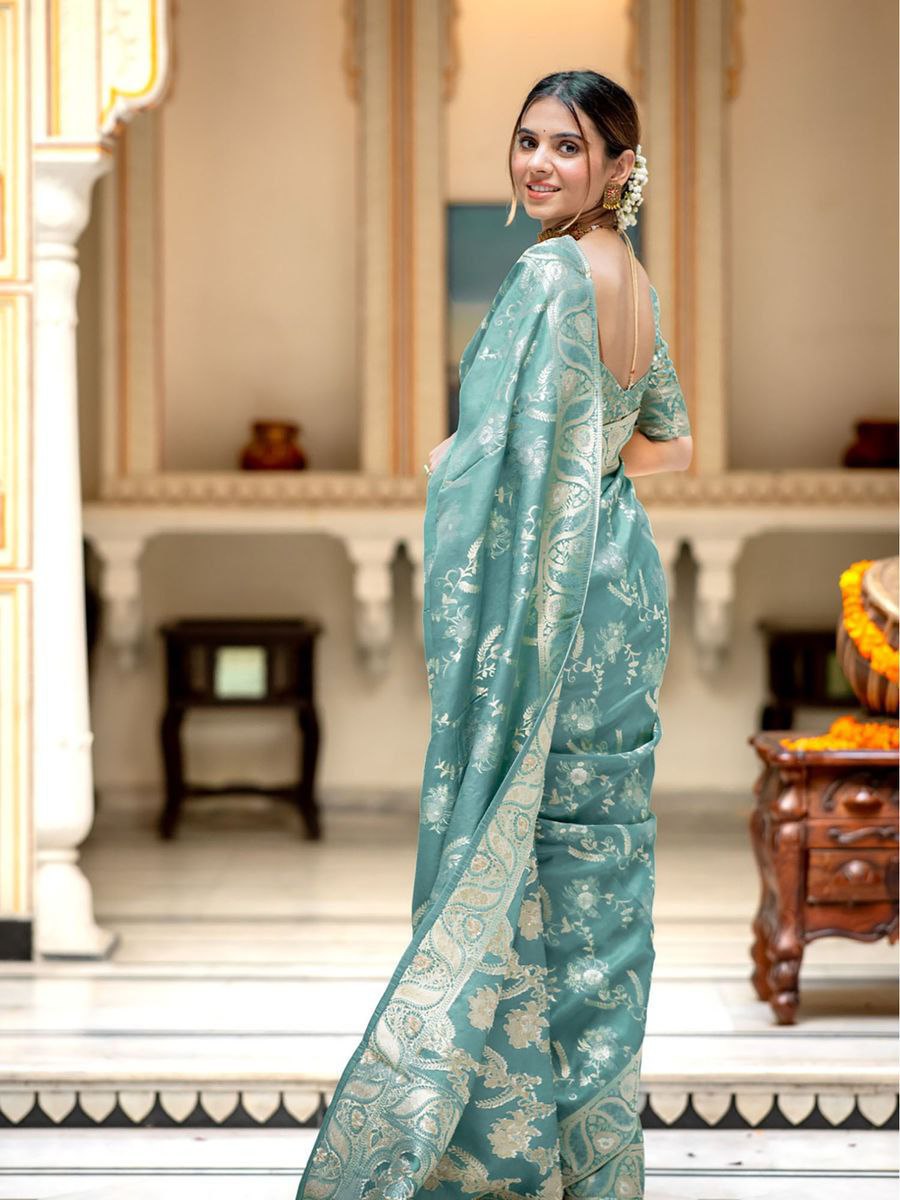 "Elegance woven with tradition: Step into timeless beauty with our New Silk sarees."