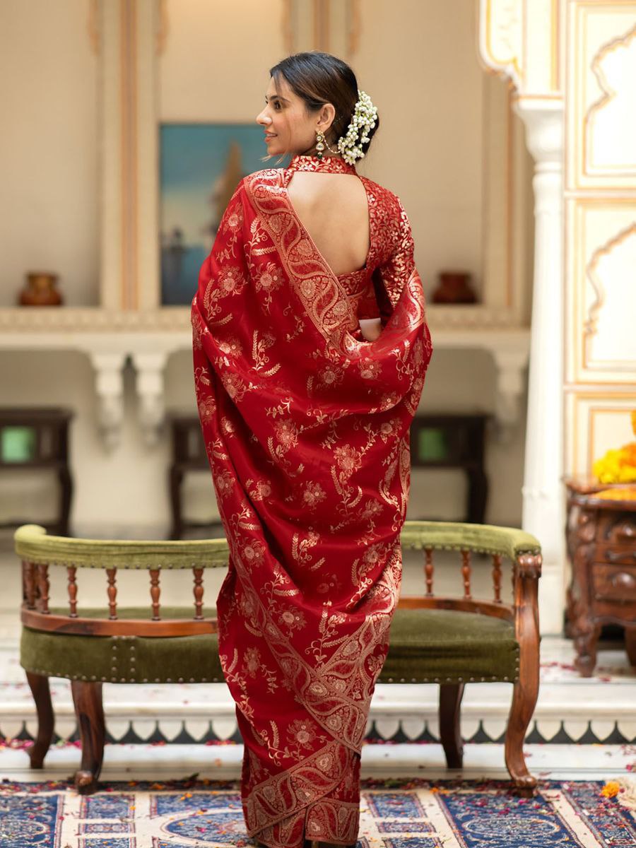 "Wrap yourself in elegance with our New Silk sarees – timeless tradition, modern style."