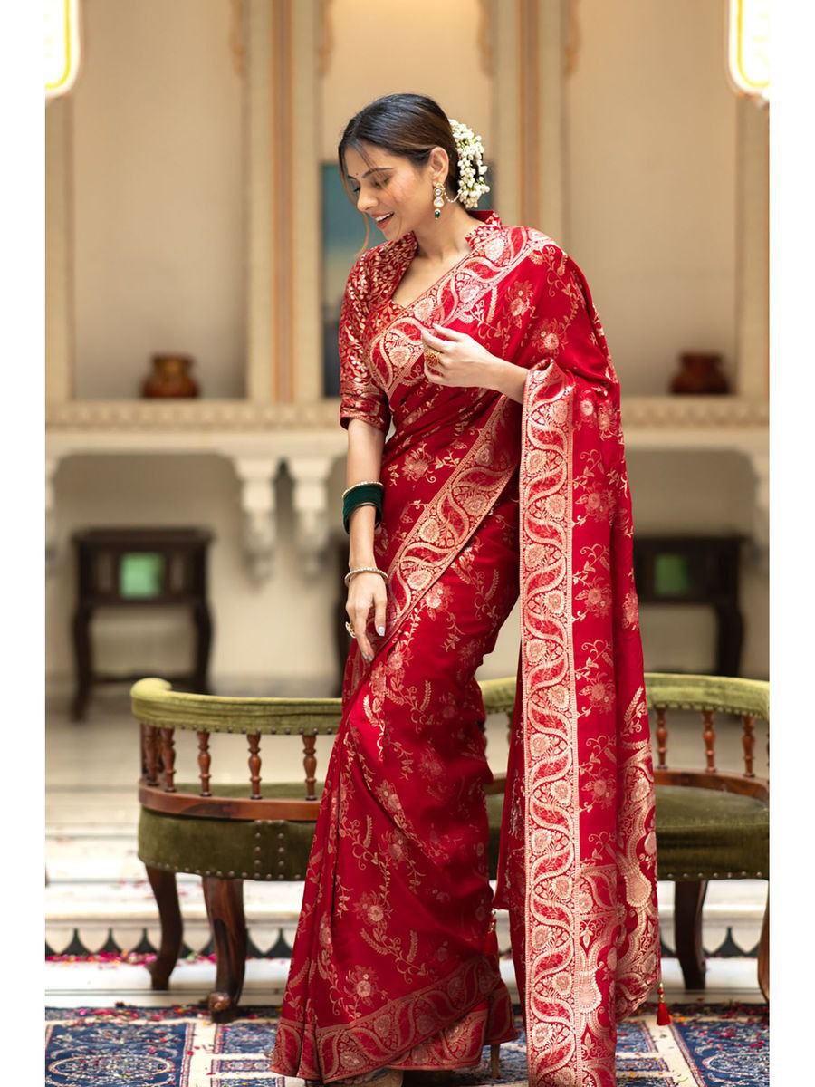 "Wrap yourself in elegance with our New Silk sarees – timeless tradition, modern style."