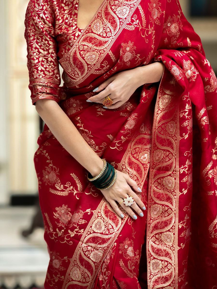 "Wrap yourself in elegance with our New Silk sarees – timeless tradition, modern style."