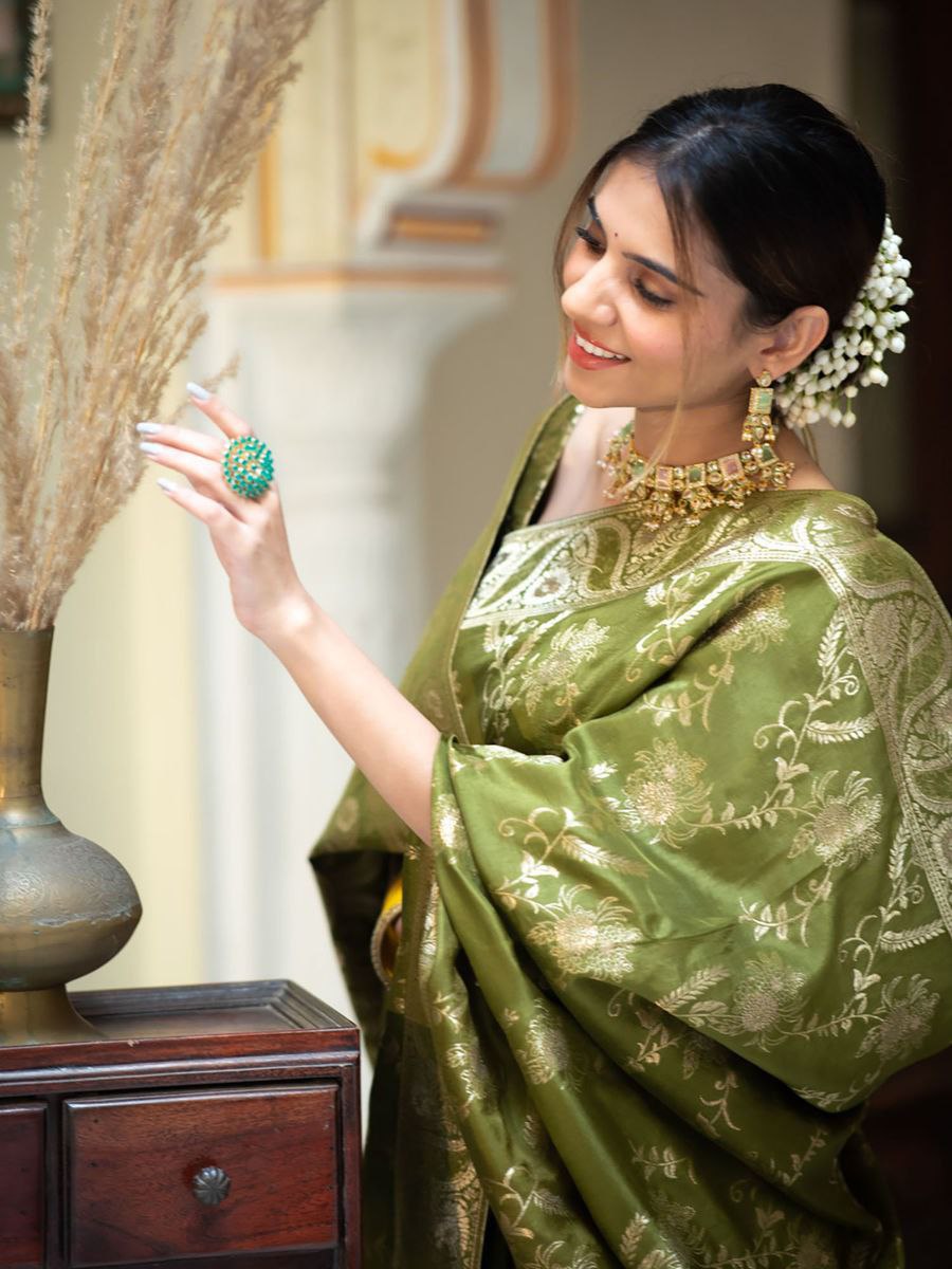 "Elegance Woven in Every Thread: Embrace Timeless Beauty with Our New Silk Sarees!"