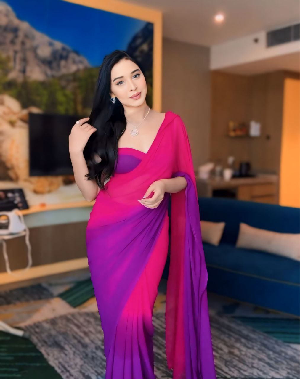 "Embrace Elegance: Georgette Sarees for the Chic You!"