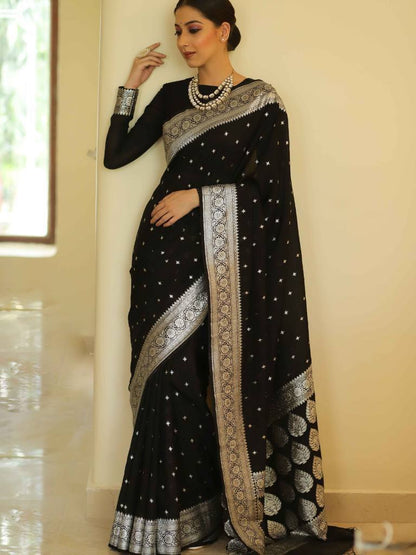 "Wrap yourself in elegance with our soft cotton silk sarees."