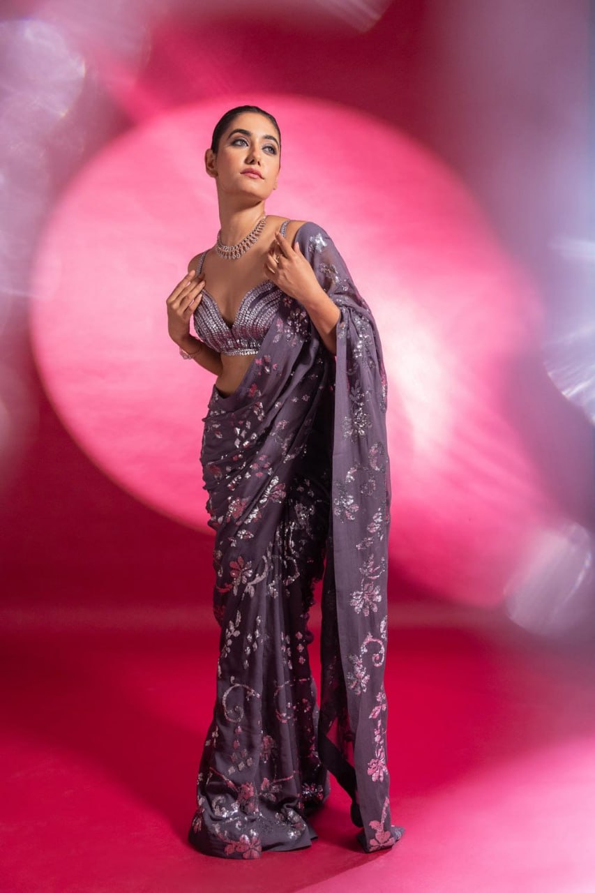 "Flowing Grace, Effortless Charm: The Beauty of Georgette Sarees"