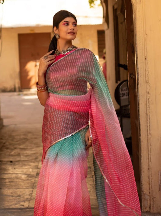 "Delicate Elegance, Effortless Beauty: Experience Soft Organza Silk Sarees"