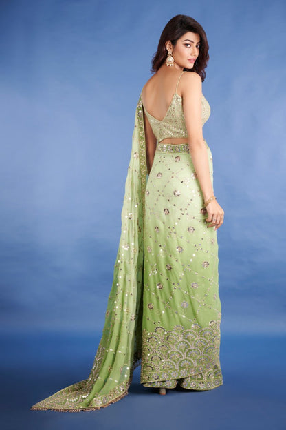 "Float in Grace: Experience the Lightness of Georgette Sarees"
