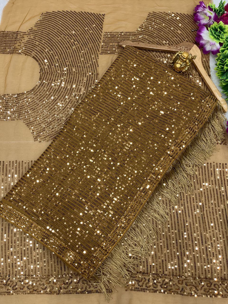 "Flowing Elegance: Experience the Lightness of Georgette Sarees"