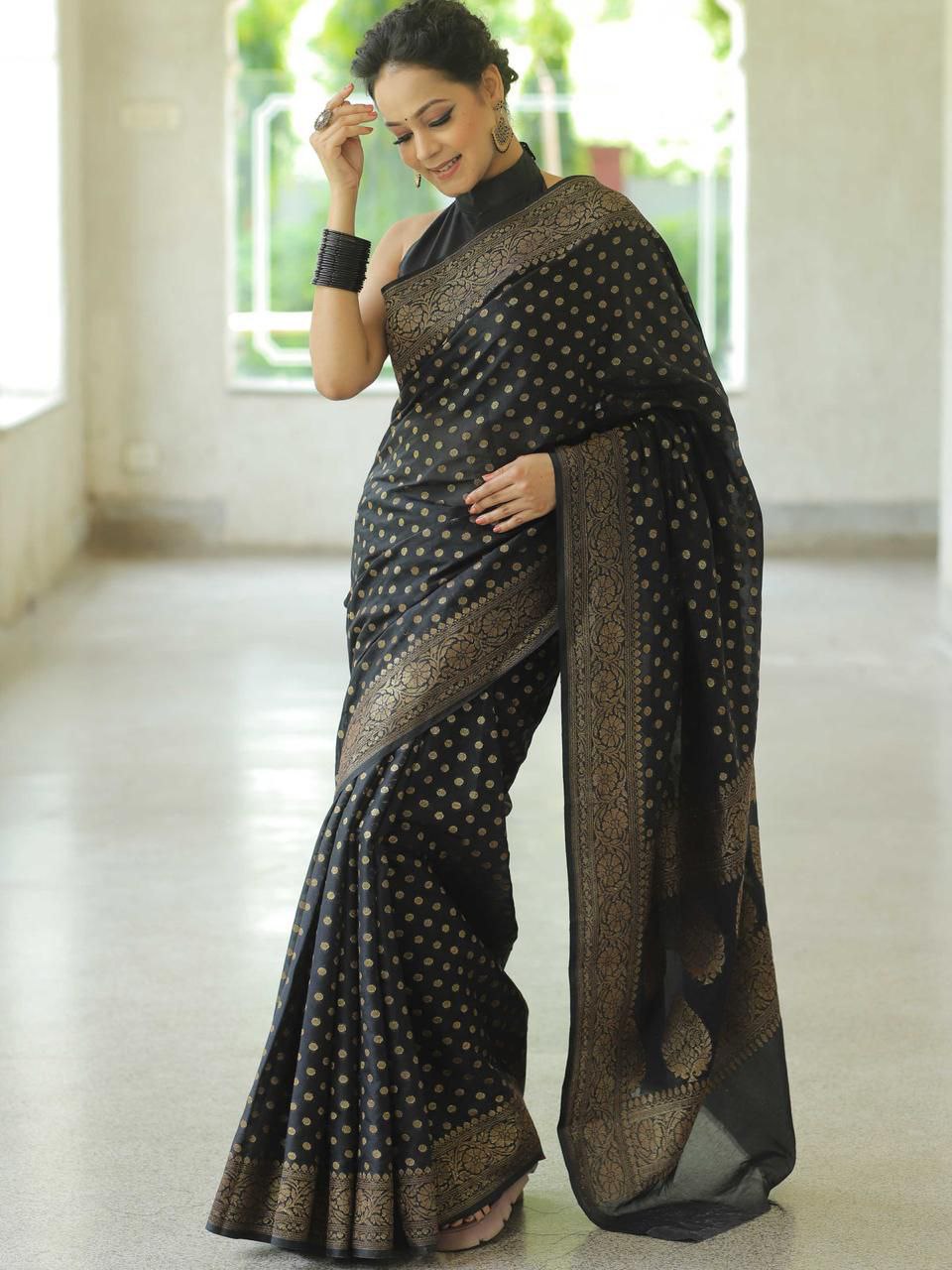 "Celebrate Every Occasion in Banarasi Soft Silk"