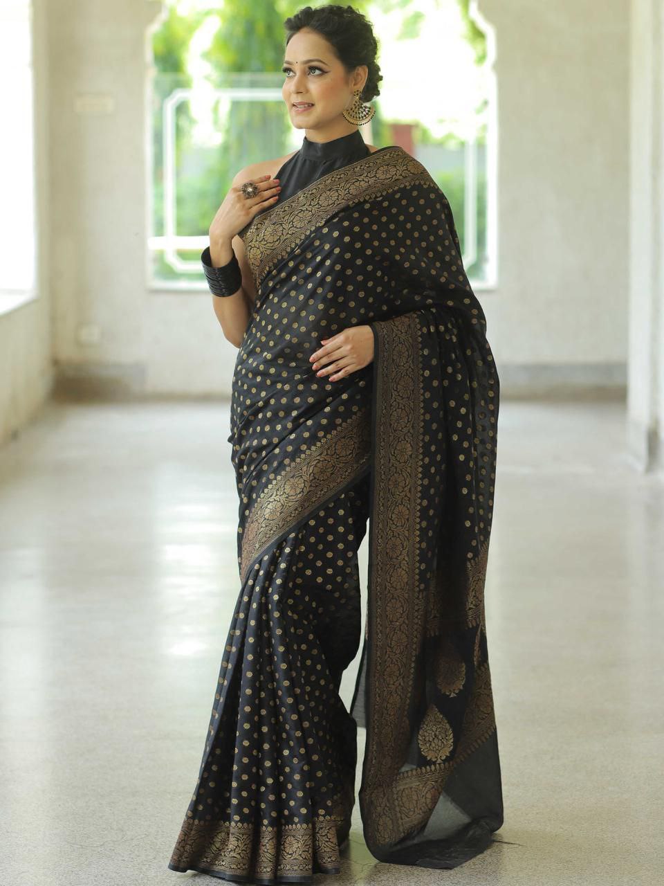 "Celebrate Every Occasion in Banarasi Soft Silk"